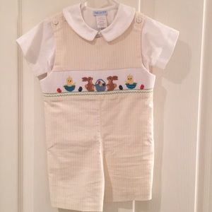 Vive La Fete smocked shortall